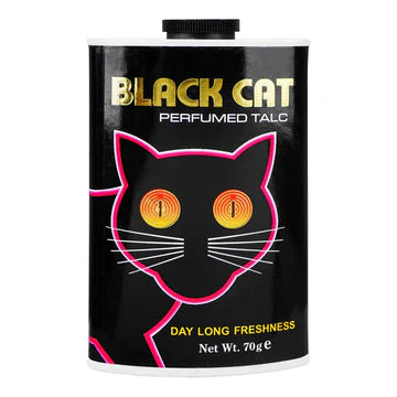 Black Cat Perfumed Talc Powder