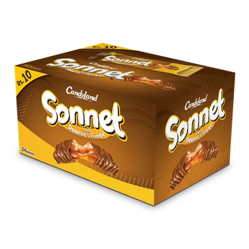 Candyland Sonnet Chocolate Rs. 10 Box (24 Packs)