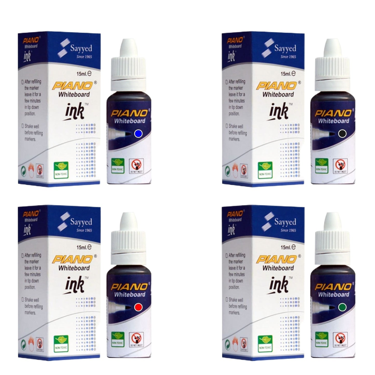 Piano Whiteboard Marker Refilling Ink 15ml – Pack of 1 Pc