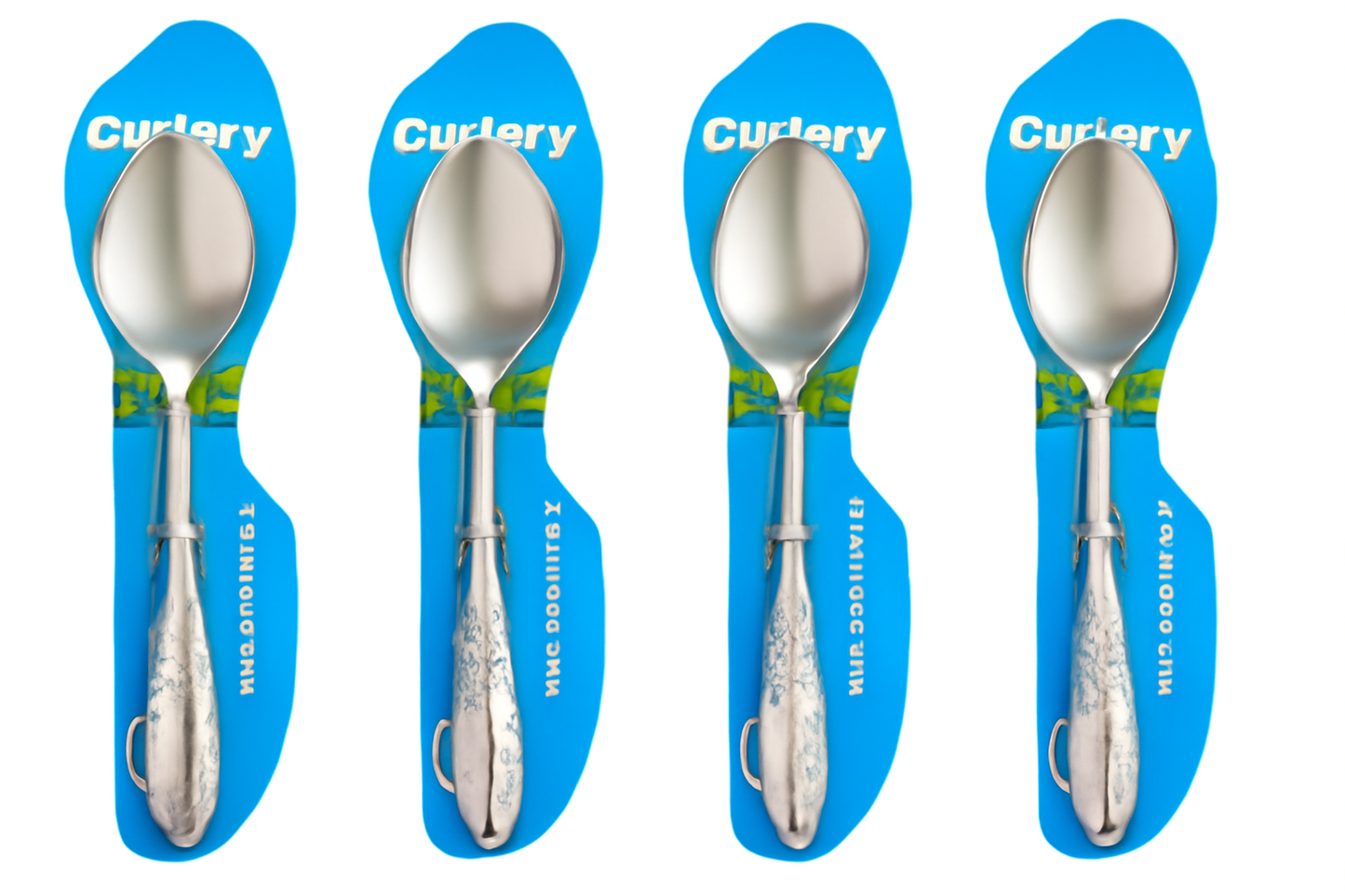 Set of 4 Stainless Steel Spoons