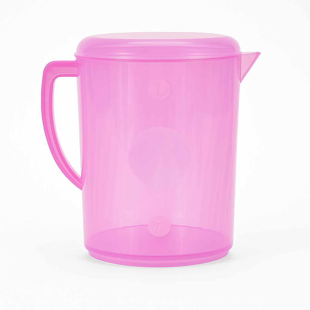 Plastic Pink Water Jug