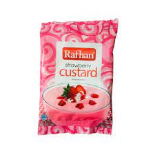 Rafhan Strawberry Custard Sachet 45g