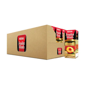 Nestle Fruita Vitals Peach Juice 200ml × 24 Packs