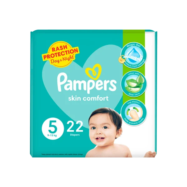 Pampers Baby Diapers – Comfort & Protection (All Sizes Available)