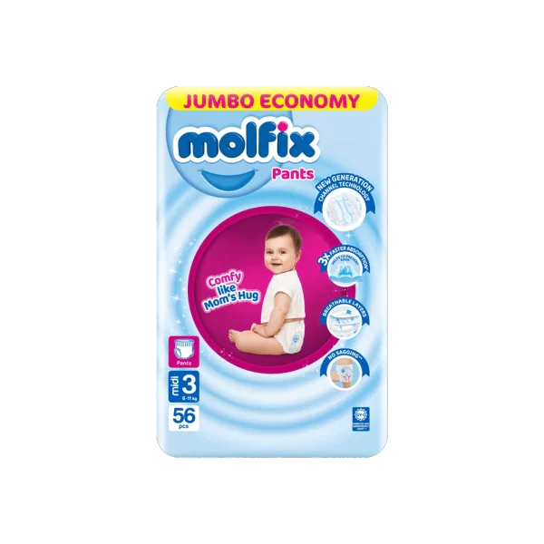 Molfix Baby Diapers – Comfort & Protection (All Sizes Available)