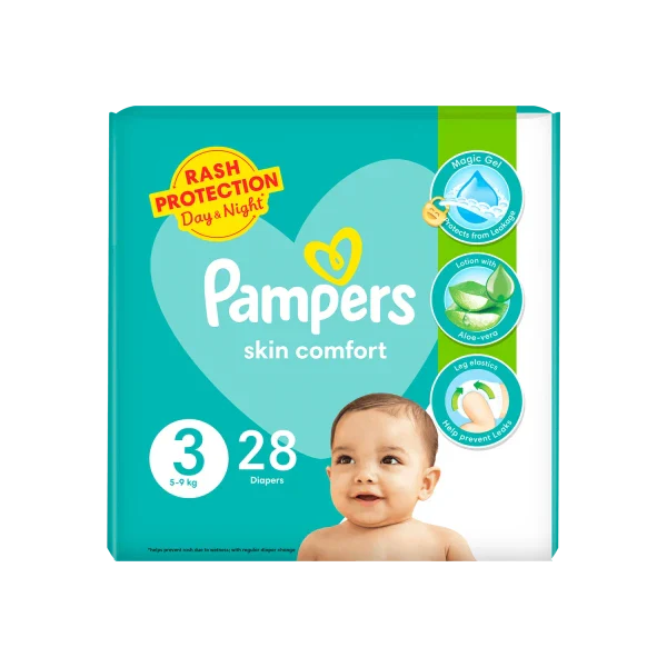 Pampers Baby Diapers – Comfort & Protection (All Sizes Available)