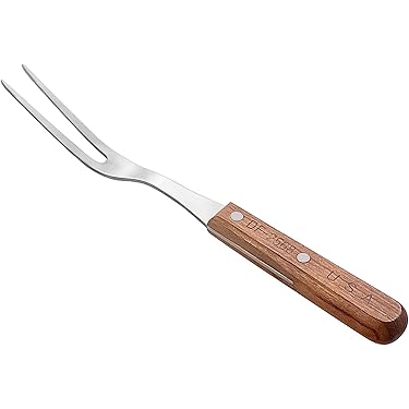 Metal Meat Fork with Wooden Handle