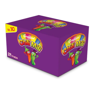 Candyland Chili Mili Rs. 10 Box (24 Packs)