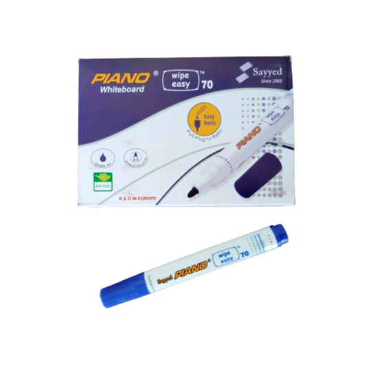 Piano Whiteboard Marker – Pack of 12 Pcs