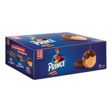 LU Prince Covered In Chocolate Biscuit Box Rs. 30 (12 pcs)