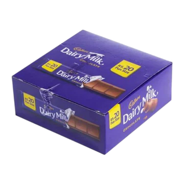 Cadbury Dairy Milk Rs. 20 Box (24 Pieces)