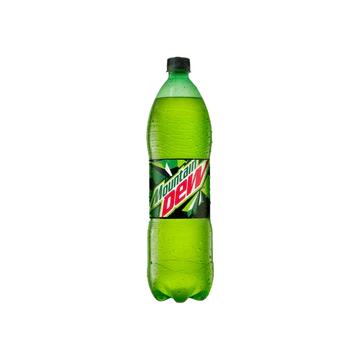 Mountain Dew Soft Drink Bottle 1 Liter