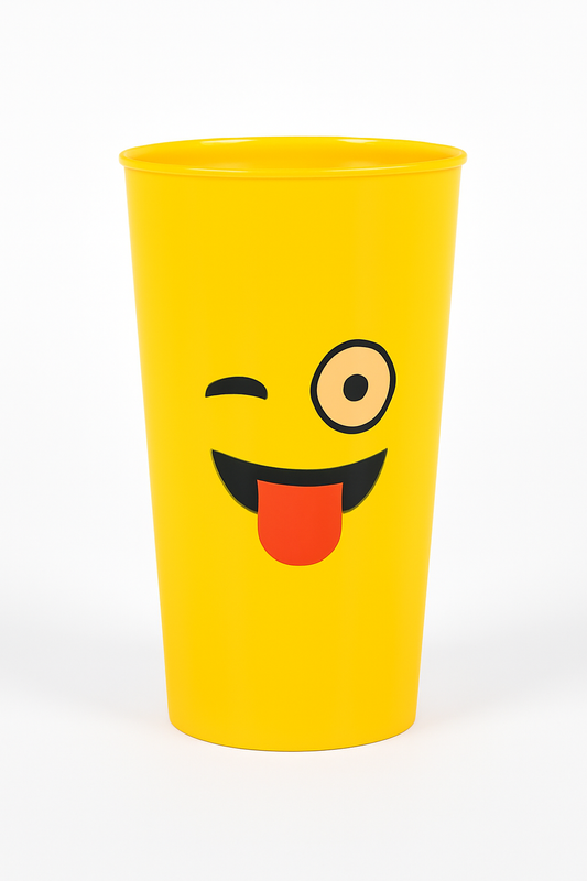 Emoji Printed Plastic Mug