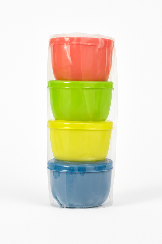 Plastic Cookie Jar – Set of 5 Pcs