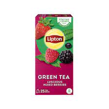 Lipton Green Tea Bags Mixed Berries Pack (25 pcs)