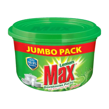 Lemon Max Dishwash Green Paste 750g