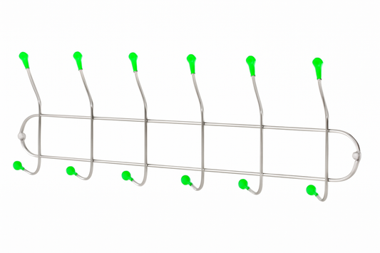 Stainless Steel Wall-Mounted Coat Hook Rack